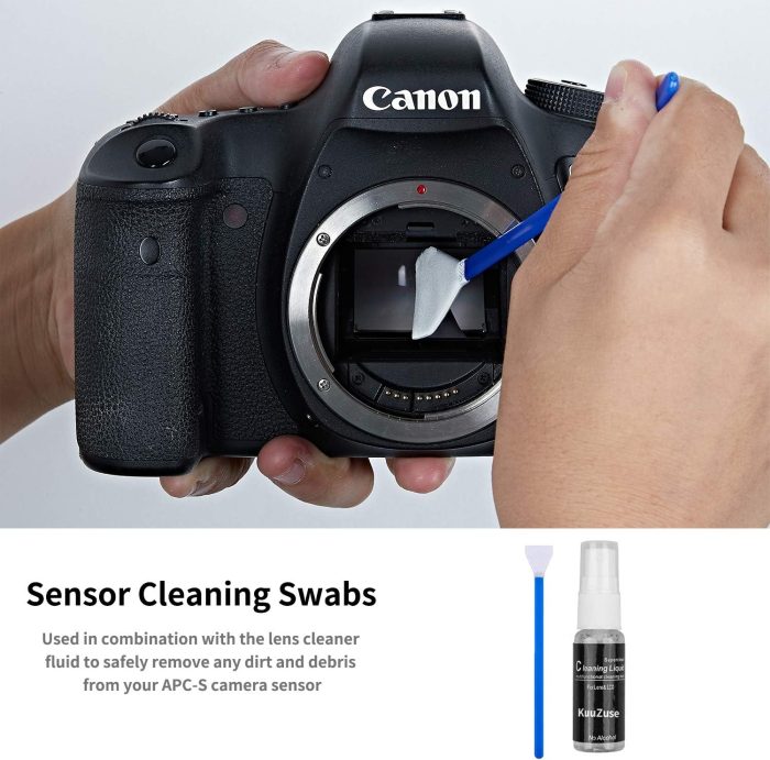 Professional DSLR Camera Cleaning Kit with APS-C Cleaning Swabs, Microfiber Cloths, Camera Cleaning Pen, for Camera Lens, Optical Lens and Digital SLR Cameras. - Image 2