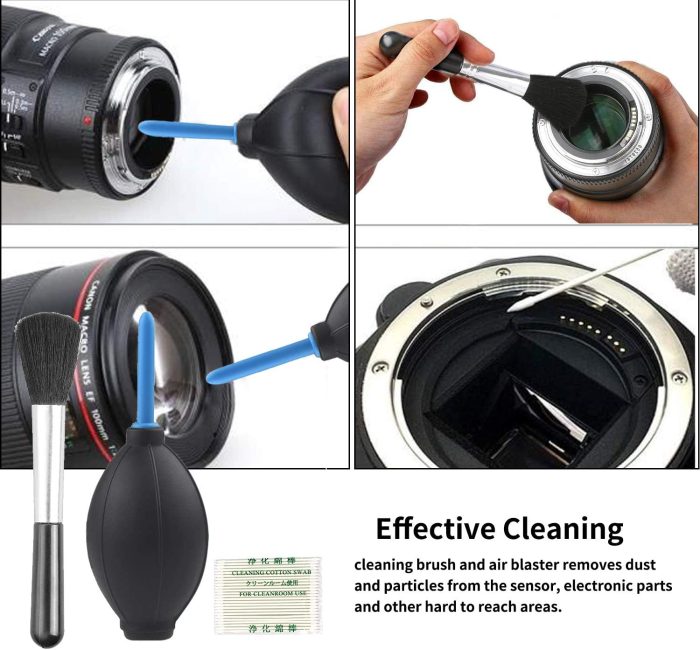 Professional DSLR Camera Cleaning Kit with APS-C Cleaning Swabs, Microfiber Cloths, Camera Cleaning Pen, for Camera Lens, Optical Lens and Digital SLR Cameras. - Image 5